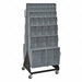 Bin Storage Rack Powder Coated 52 in