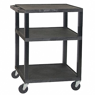 Utility Cart 300 lb Cap. Resin 2 Shlvs