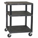 Utility Cart 300 lb Cap. Resin 2 Shlvs