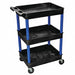 Utility Cart 300 lb Load Cap. 3 Shelves