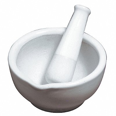 Mortar/Pestle 80mL 60mm Dia 95mm Pestle