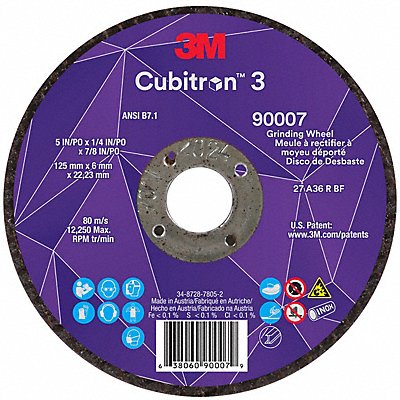 Depressed Center Grinding Wheel 36 Grit