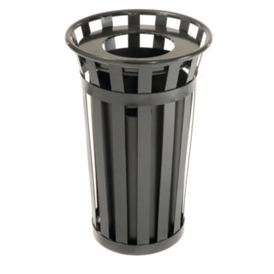 WASTEBASKET,OUTDR,24GAL;B