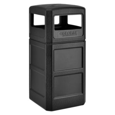 WASTEBASKET,SQ PLASTIC TR