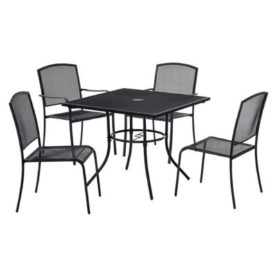 TABLE,CAFE 36" SQ BK