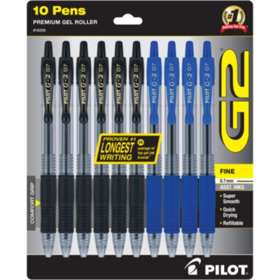 PEN,G2,10PK,6BK/4BU,AST