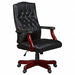 Exec Chair Vinyl Black 18-22 Seat Ht