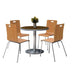 TABLE,WL, 4 CHAIRS,NAT