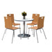 TABLE,CL, 4 CHAIRS,NAT