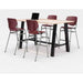 TABLE,4 BURG CHAIRS,DBR