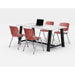 TABLE,MT,WHT, 4 CHR,CR