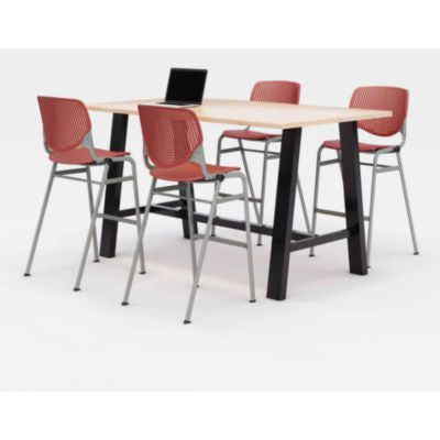 TABLE,4 COR CHAIRS,DBR
