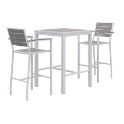 TABLE,2 CH WHGY SQ,GY