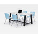 TABLE,MT,WHT, 4 CHR,SB