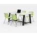 TABLE,MT,WHT, 4 CHR,GN