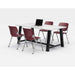 TABLE,MT,WHT, 4 CHR,BG