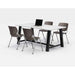 TABLE,MT,WHT, 4 CHR,BN