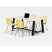 TABLE,MT,WHT, 4 CHR,YW