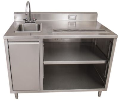 TABLE,30X72 BEV SINK LT