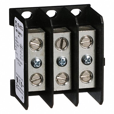 Mintr Distr Block Al/Cu 600V AC/DC