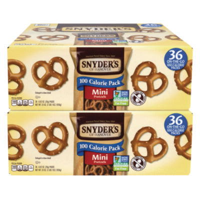 FOOD,MINI PRETZELS,72CT