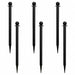 G6587 Ground Post 27 in H Black PK6