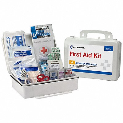 First Aid Kit 25 People Served 3 W 7 H