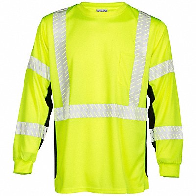 T-Shirt Black Sided Class 3 Lime L