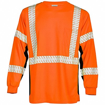 T-Shirt Black Sided Class 3 Orange L