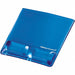 Mouse Pad w/Wrist Support Blue Standard