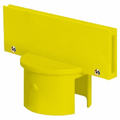 Sign Adapter HDPE Yellow 2In PK6