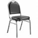 Stacking Chair Steel Black/Silvervein