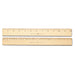 RULER,WOOD,12IN,METRIC&IN