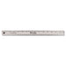 RULER,STAINLSS STEEL,15IN