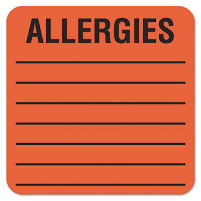 LABEL,ALLERGY,500/RL,OE