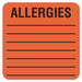 LABEL,ALLERGY,500/RL,OE