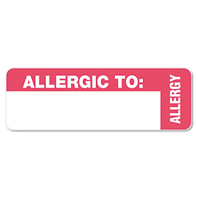 LABEL,MED ALLERGY,500,RD