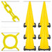 Traffic Cone Kit Yellow 28 in 50 ft L