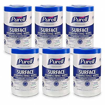 Surface Disinfecting Wipes 110 ct PK6