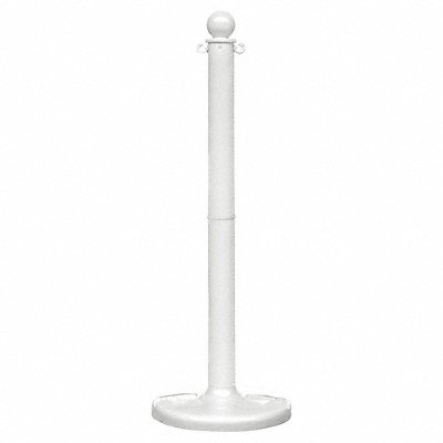 Stanchion Post Dia 2-1/2 White