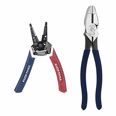 Lineman Plier Stripper Kit 2 Pc