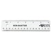 RULER,12",NON-SHATTER,CLR