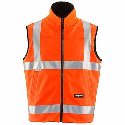 Reversible Softshell Vest Orange XL