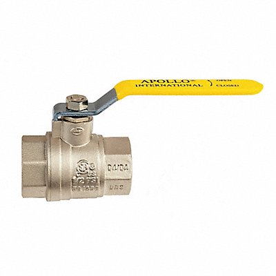 Brass Ball Valve Inline FNPT 3/4 in