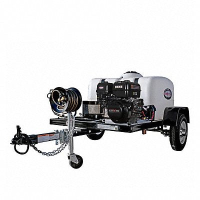 Gas-Powered Trailer Pressure Washers