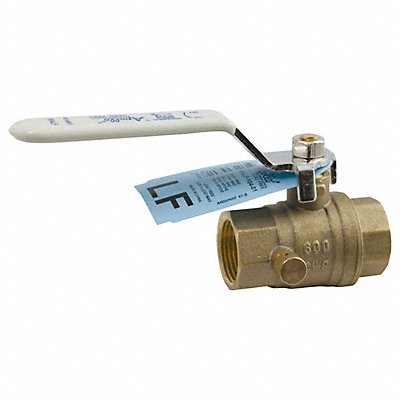 LF Bronze Ball Valve Inline FNPT 3/4 in