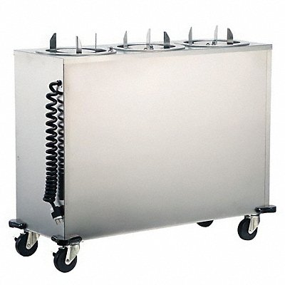 Plate Dispenser Cart 45 in L SS