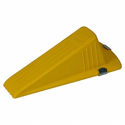 Door Wedge Yellow Rubber 6-3/4 in L