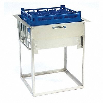 Rack Dispenser Cart 25 3/16 in L SS