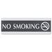 SIGN,NO SMOKNG,3X9,BKSV